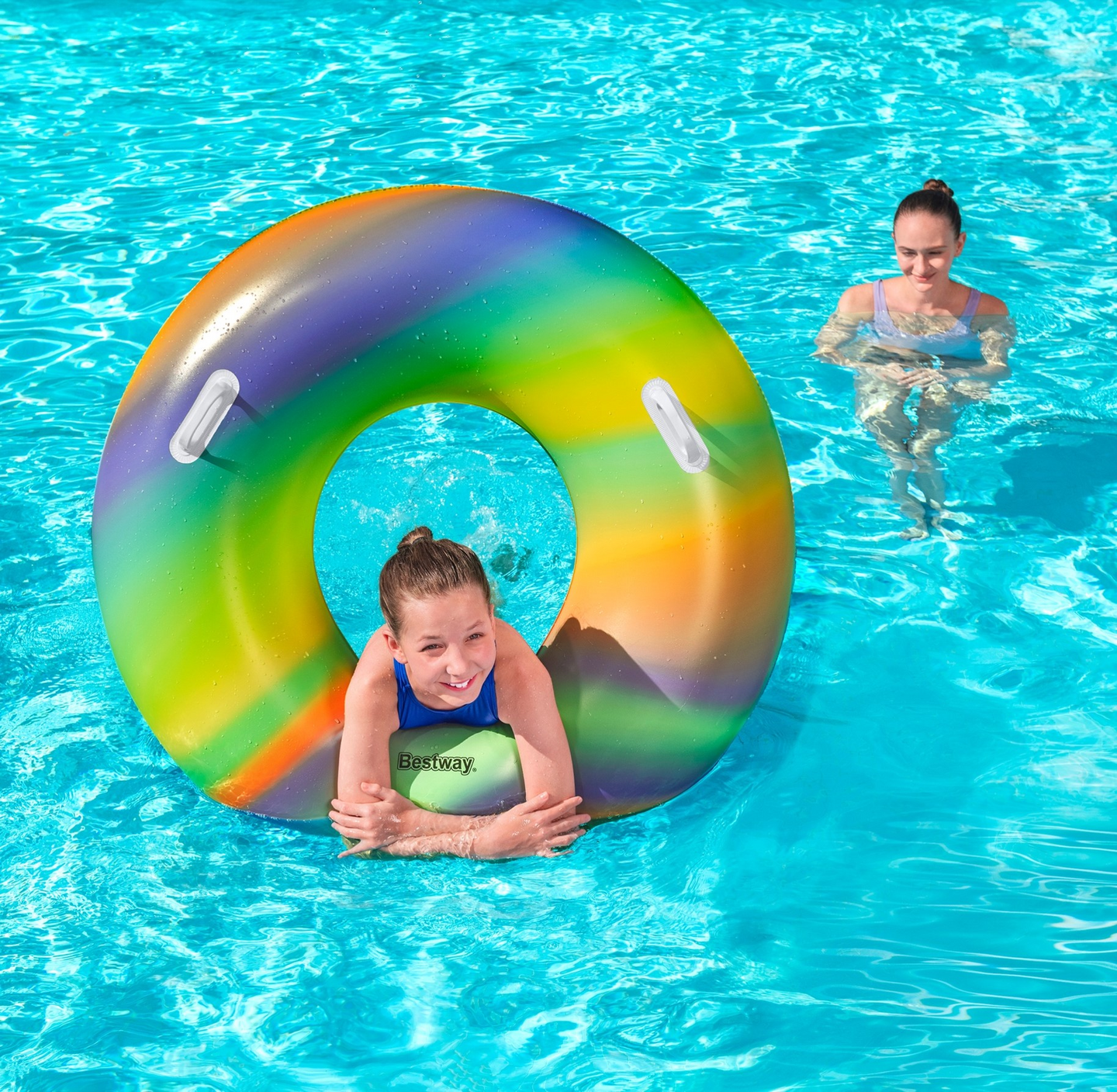 Uimarengas Bestway Sateenkaari halkaisija 119 cm 12+