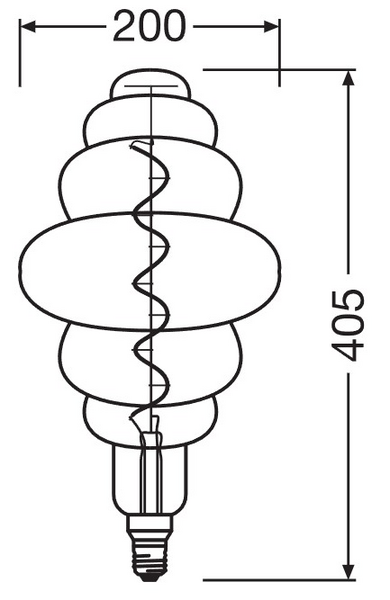 Sisustuslamppu LEDVANCE Vintage 1906 Nest Gold 360lm E27 himmennettävä