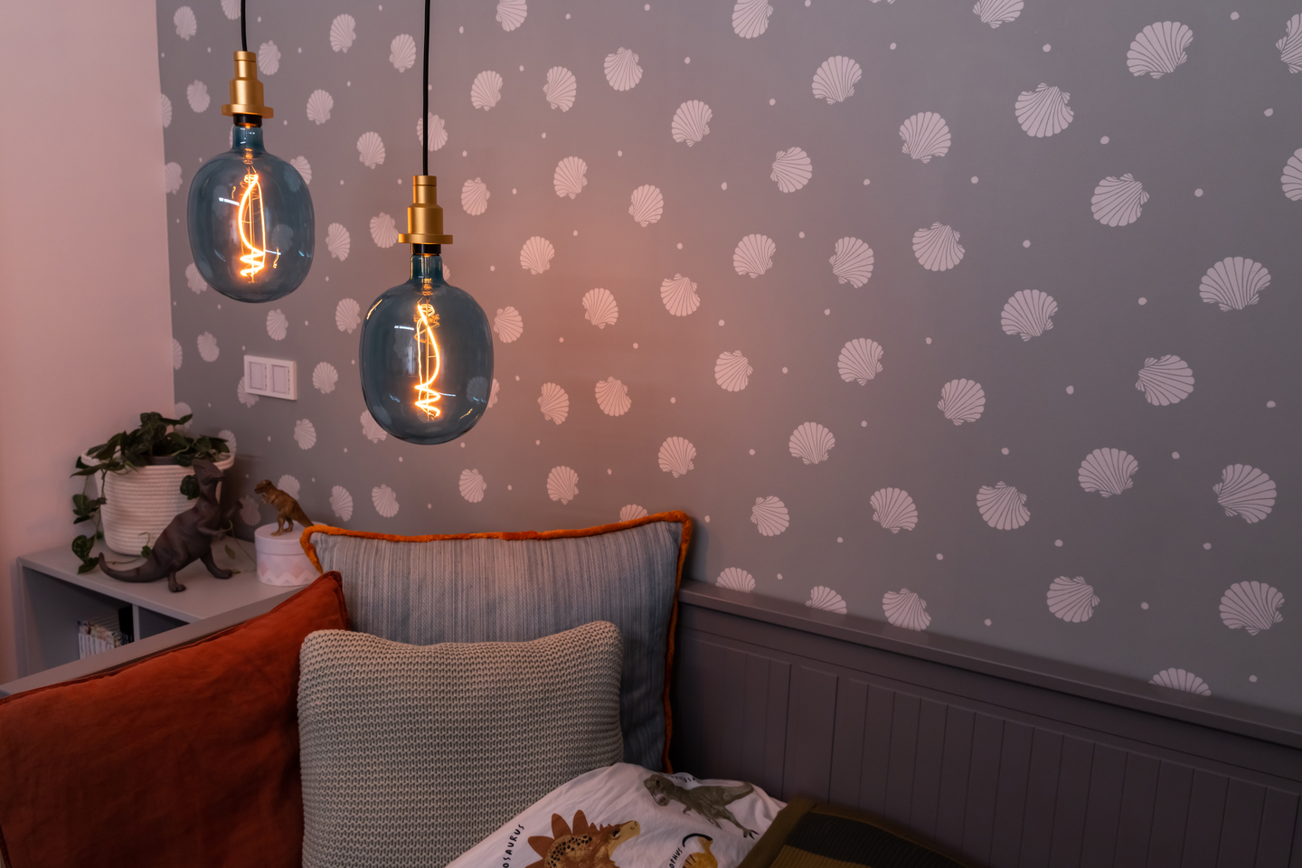 Sisustuslamppu LEDVANCE Vintage 1906 Ballon Blue 100lm E27 Dim