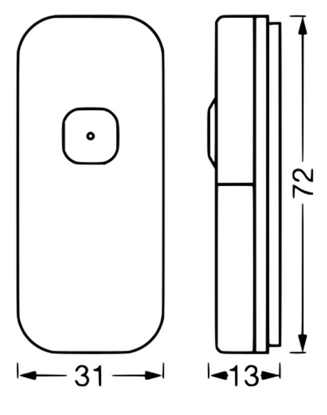 Ovitunnistin LEDVANCE Smart+ Contact Sensor usb