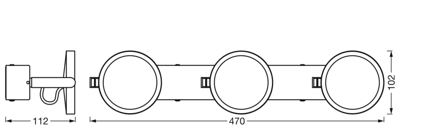 Kylpyhuonevalaisin LEDVANCE SMART+  SUN@HOME Round 450mm IP44