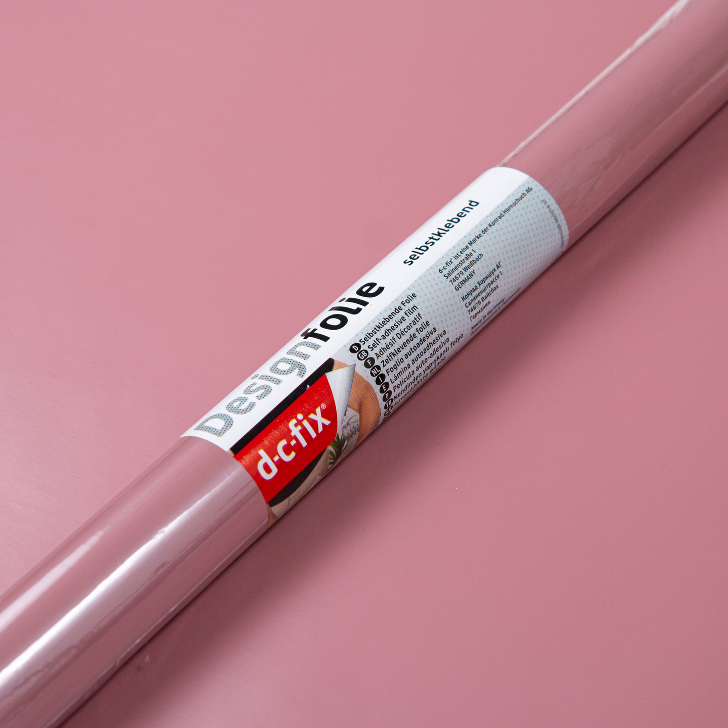 Kontaktimuovi DC-Fix 346-0687 0,45x2m vaaleanpunainen matta