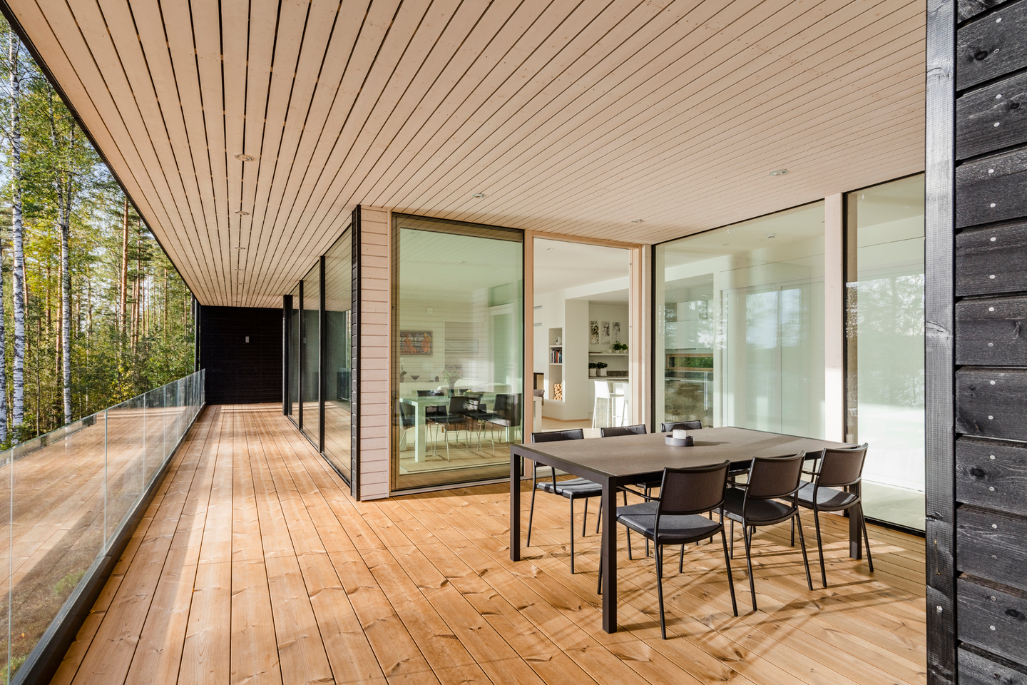 Terassilauta Luna SHP Profix 3 40x185 lämpökäsitelty mänty