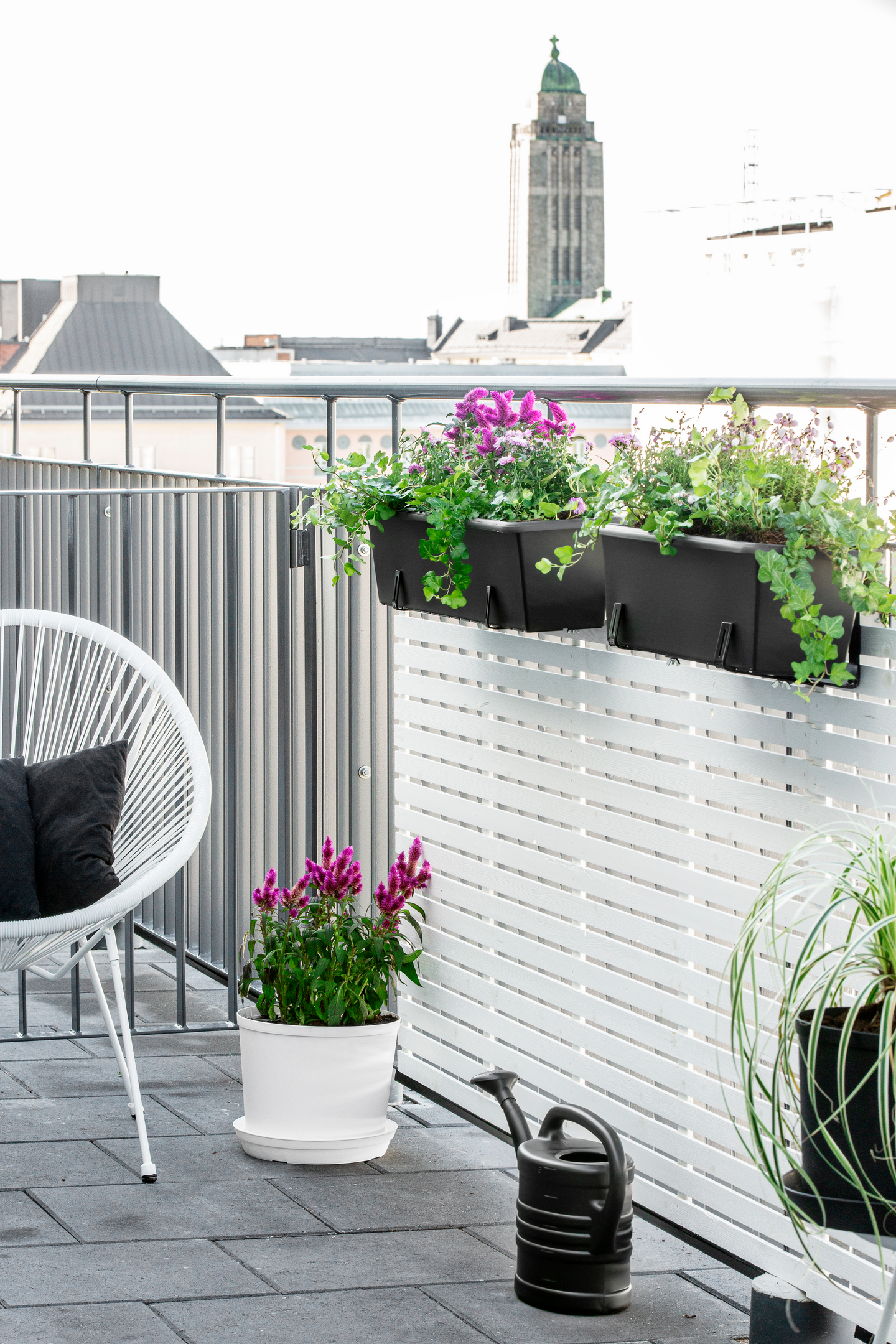 Parvekelaatikko Orthex 60cm musta