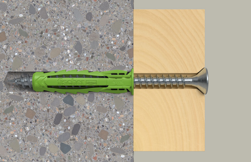 Nailontulppa fischer SX Plus Green 5x25mm 50kpl