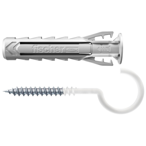 Nailontulppa fischer SX Plus 6x30mm RH 4kpl pyörökoukuilla