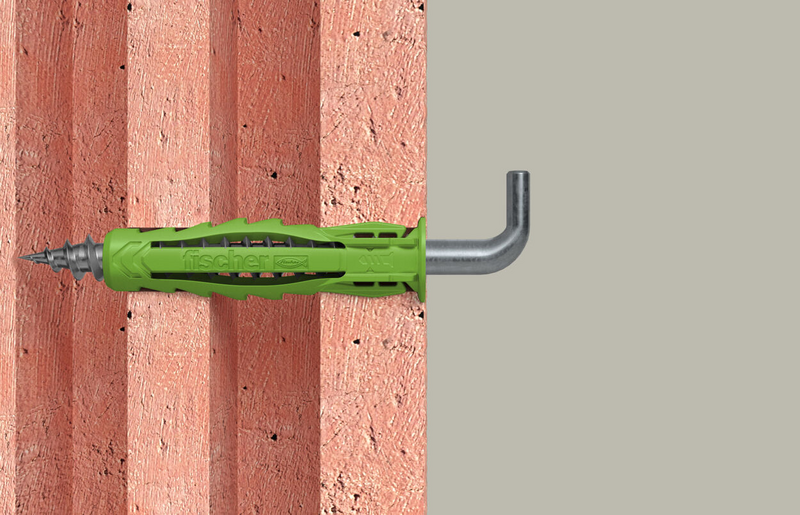 Nailontulppa fischer SX Plus Green 6x30mm WH 8kpl kulmakoukuilla