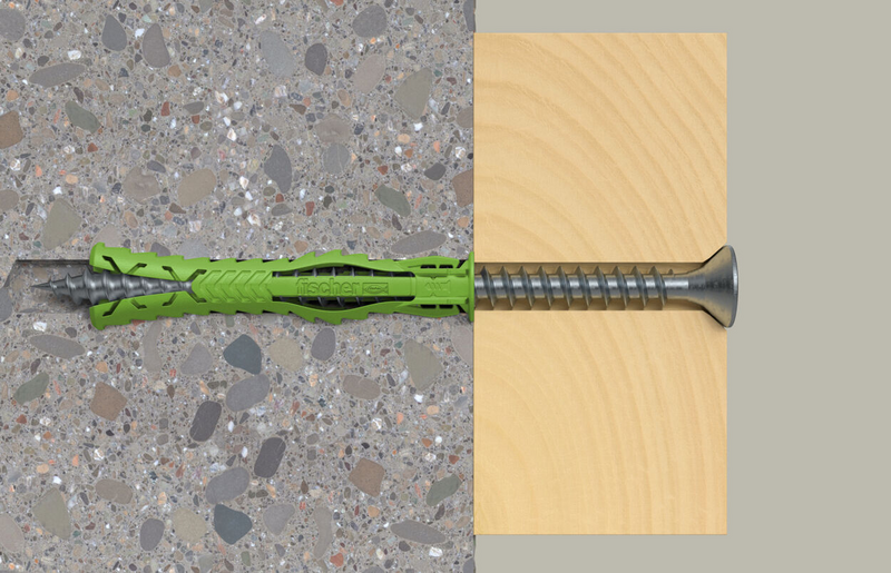 Nailontulppa fischer SX Plus Green 8x65mm 10kpl