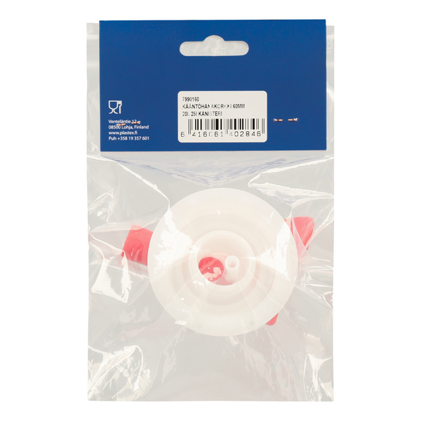 Kääntöhanakorkki Plastex 60mm 20l ja 25l kanisteriin