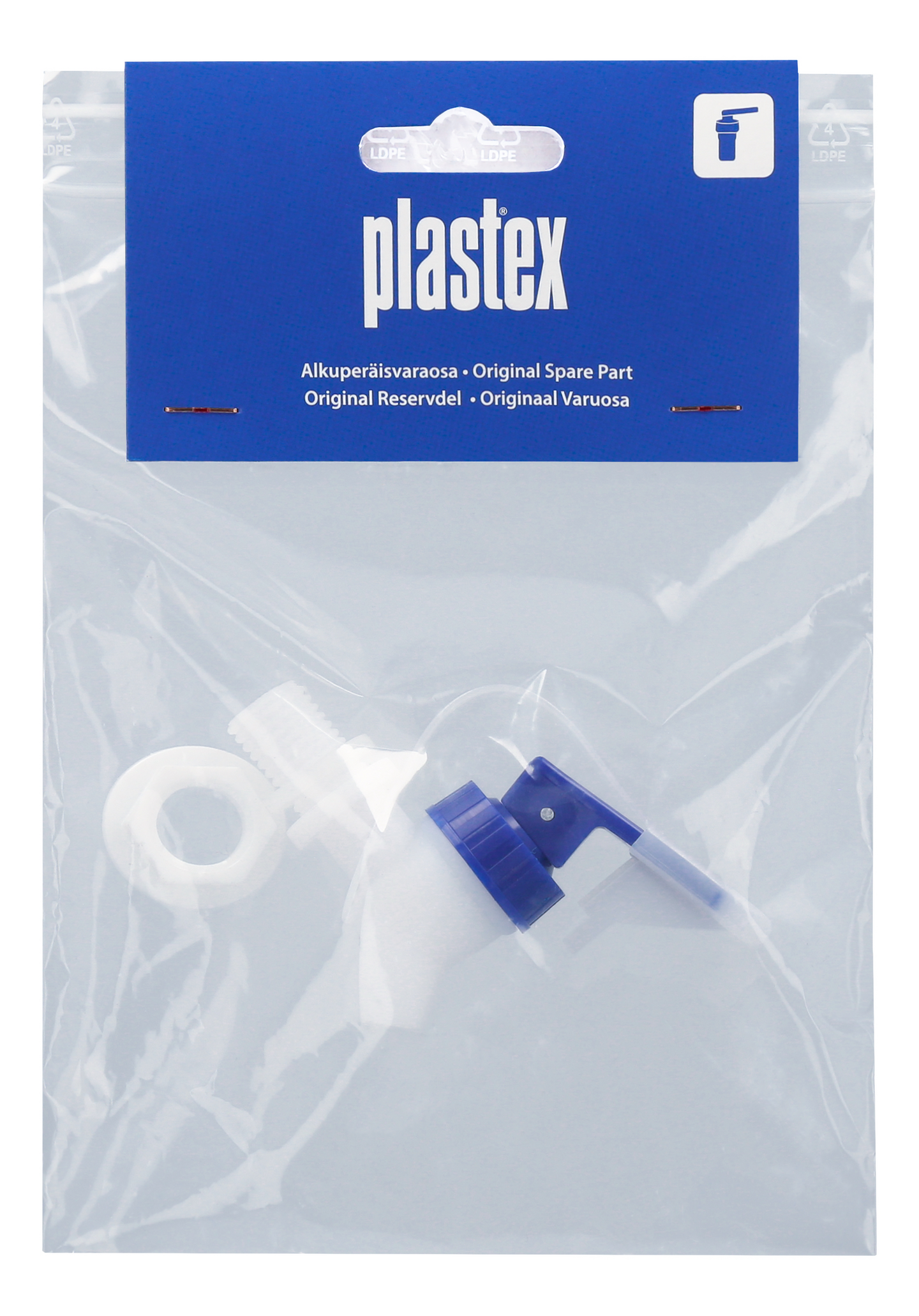 Painohana/vastamutteri Plastex 15,5mm