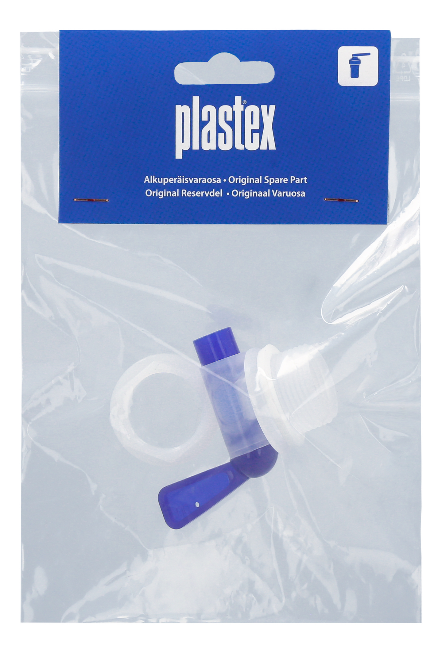 Kääntöhana/vastamutteri Plastex 30mm