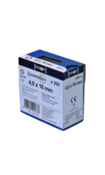 TRÄSKRUV T20 4X16 FZB 200ST PROF