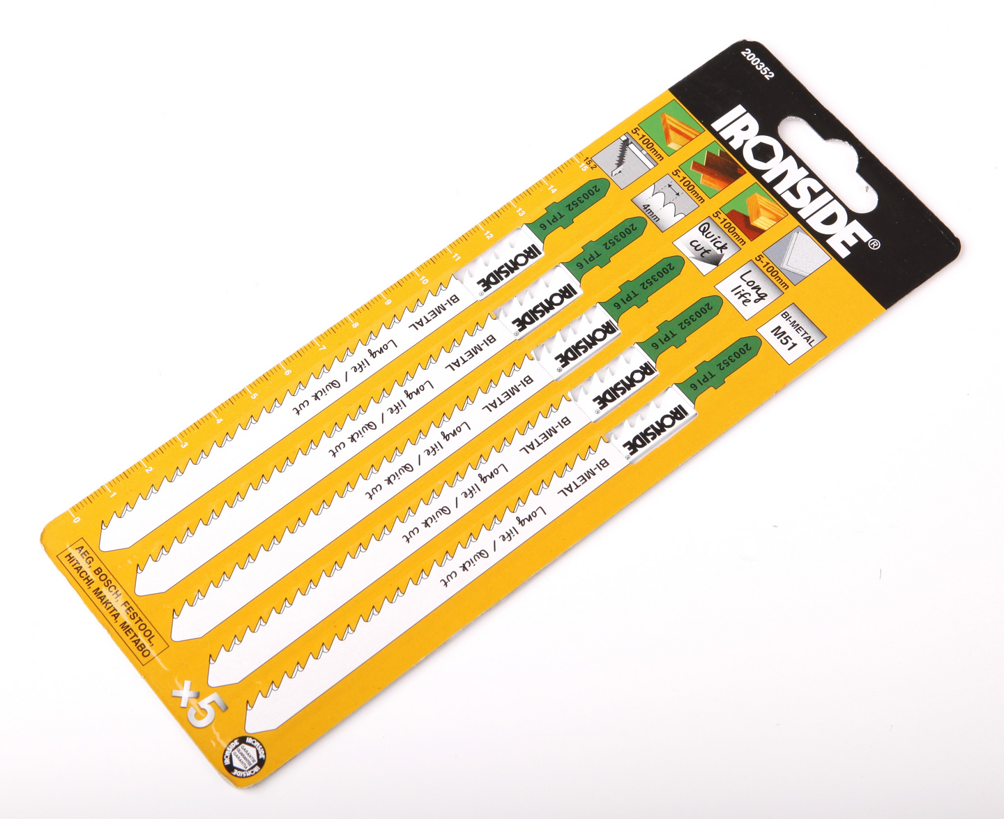 STICKSÅGBLAD LÖVTRÄ QC IRONSIDE