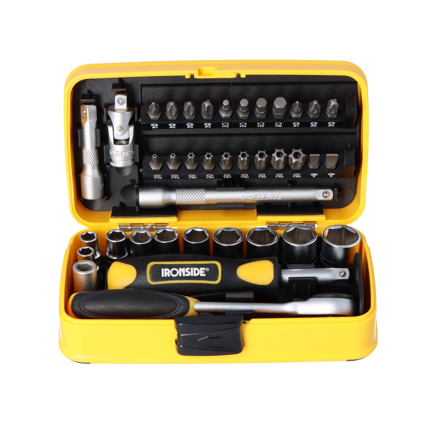 Kärki- ja hylsysarja Ironside 38-osainen