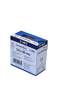 TRÄSKRUV T10 3,5X20 FZB 200ST PROF