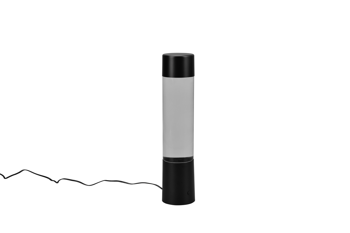 Pöytävalaisin TRIO Glitter led RGB 34cm mattamusta