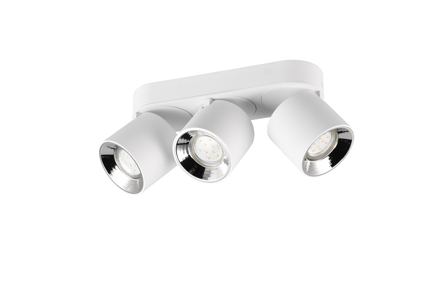 Spotti TRIO Guayana GU10 3-osainen mattavalkoinen