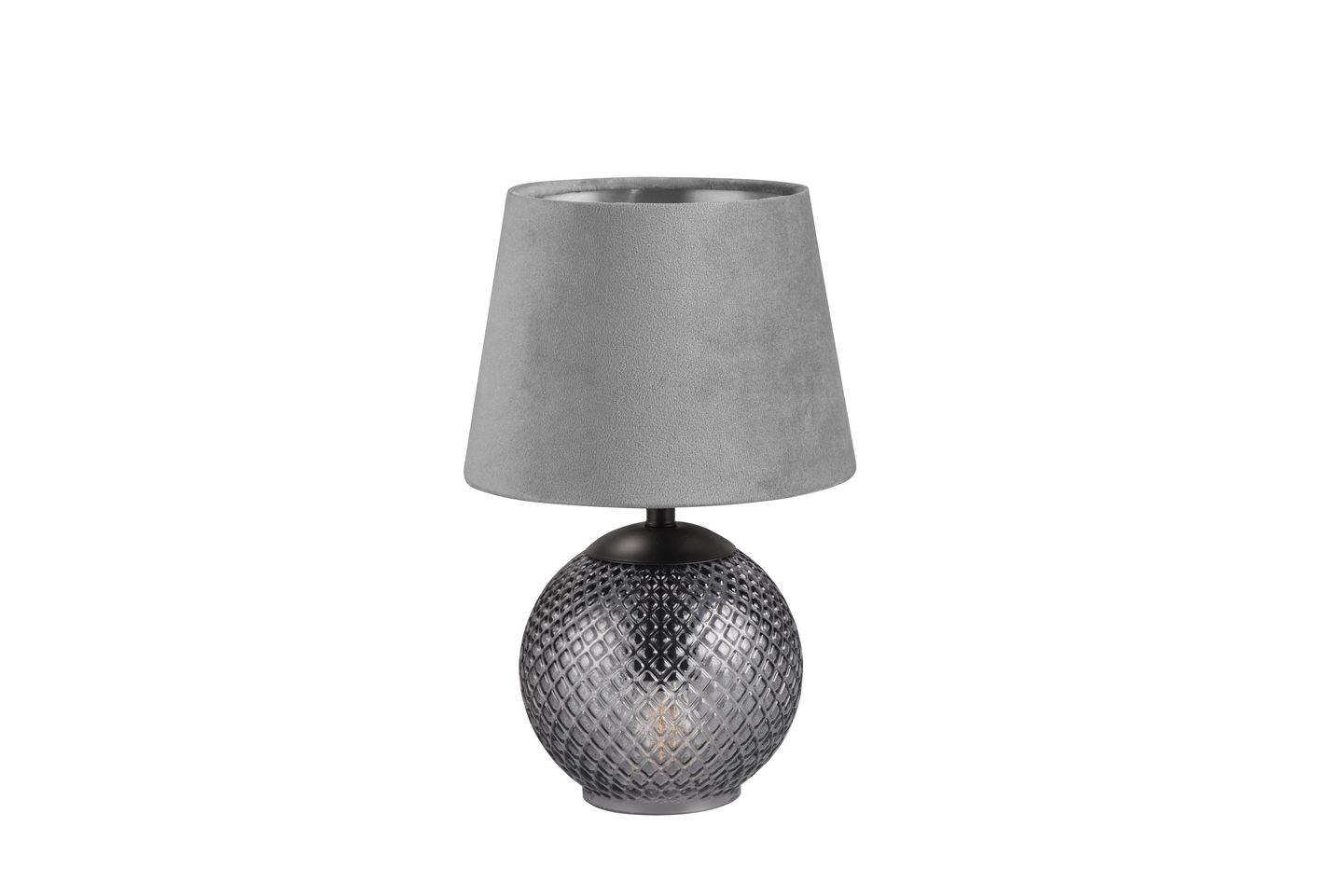 Pöytävalaisin TRIO Jonna 2xE14 29cm harmaa