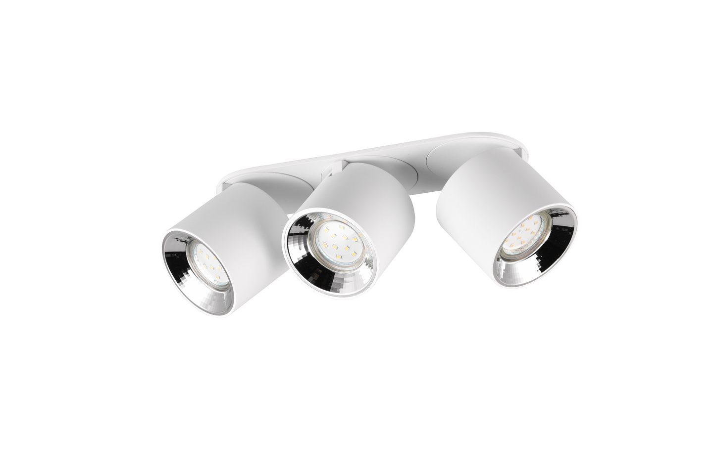 Spotti TRIO Guayana GU10 3-osainen mattavalkoinen