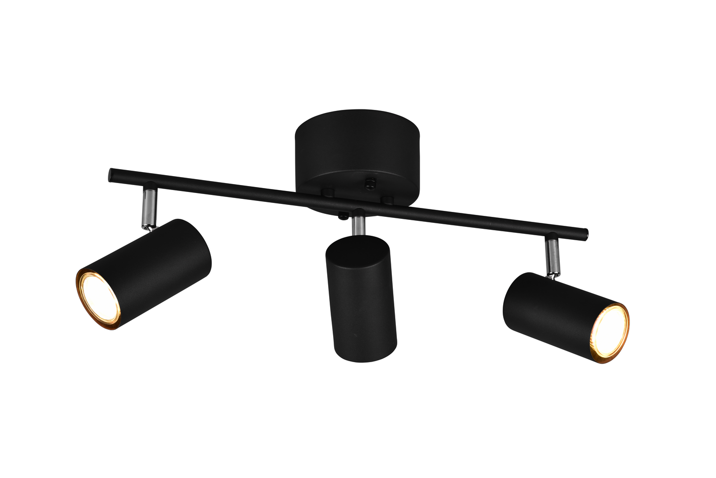 Spottivalaisin TRIO Marlina 3-osainen GU10 mattamusta