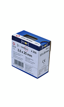 TRÄSKRUV T10 3,5X25 FZB 200ST PROF