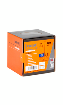 Yleisruuvi PROF uppokanta C4 ETA T25 5x70 100kpl