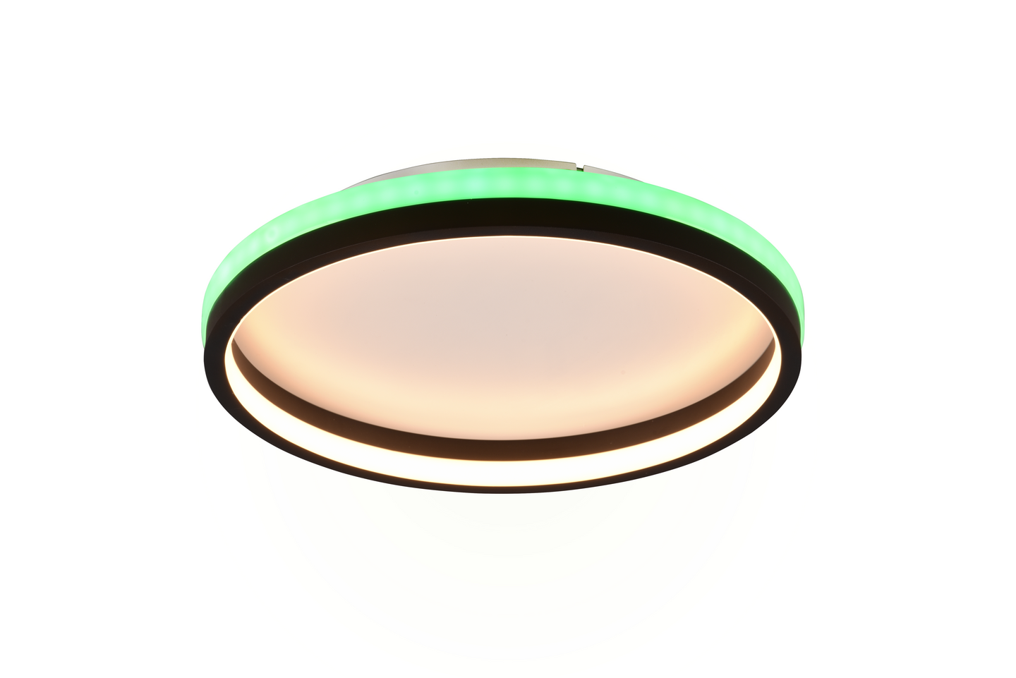 Plafondi TRIO Hiko led 2000lm RGB 39cm mattamusta