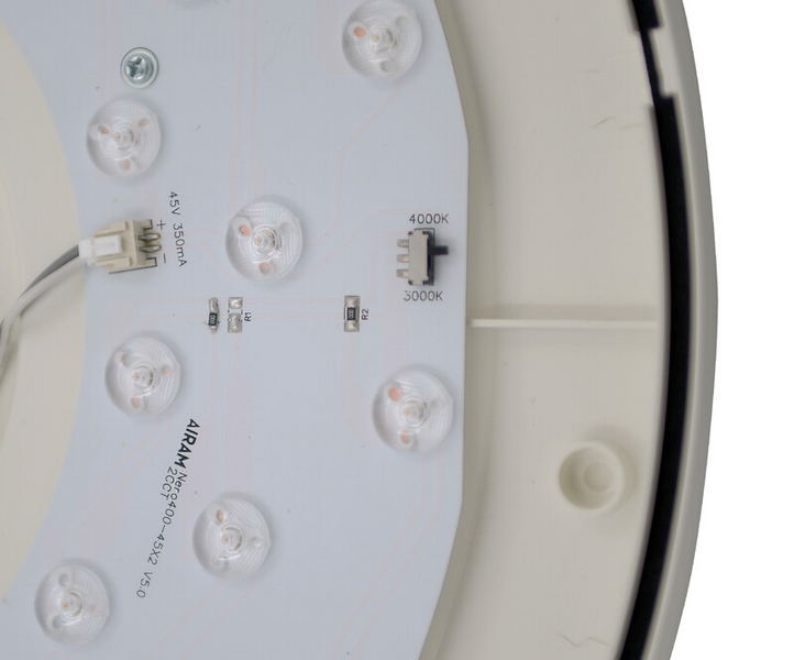 Pinta-asennusvalaisin Airam Nero 260 IP44 700lm 3K/4K DIM PCO