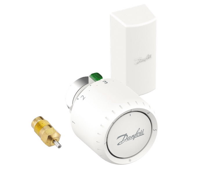 Patteritermostaatti Danfoss Aveo RA/V 26C irto 2m 15G4053