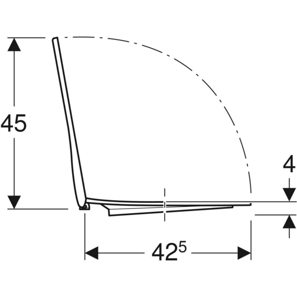 Wc-istuinkansi IDO Basic valkoinen QR