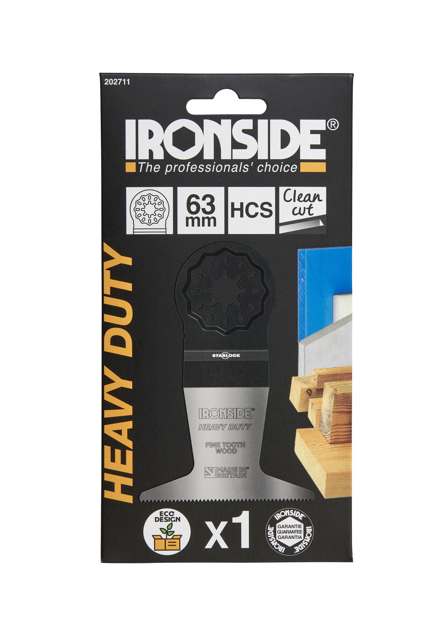 MULTIMASKIN SÅGBLAD HD  63MM IRONSIDE