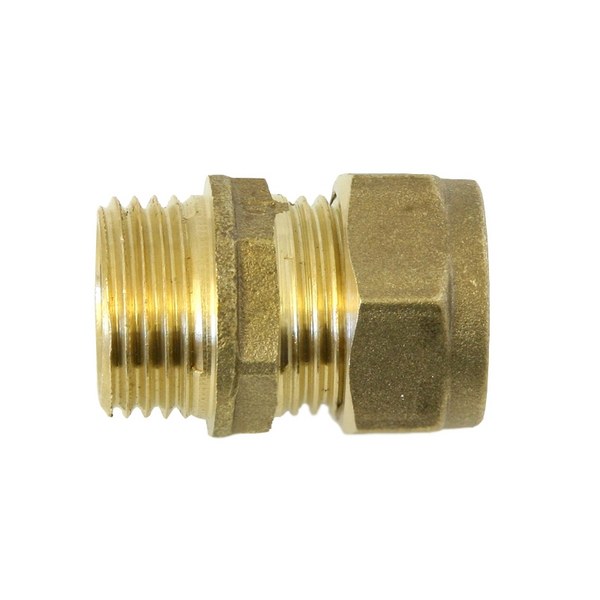 Puserrusliitin PROF 15x1/2 ulkokierre erikoismessinki