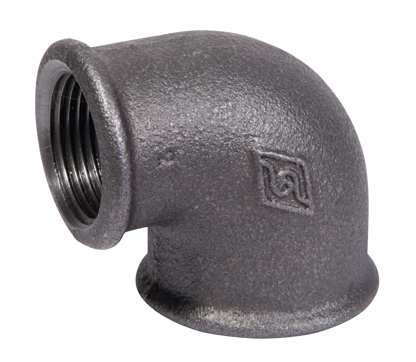 Kulmayhde 90 sisäkierre 1/2 musta