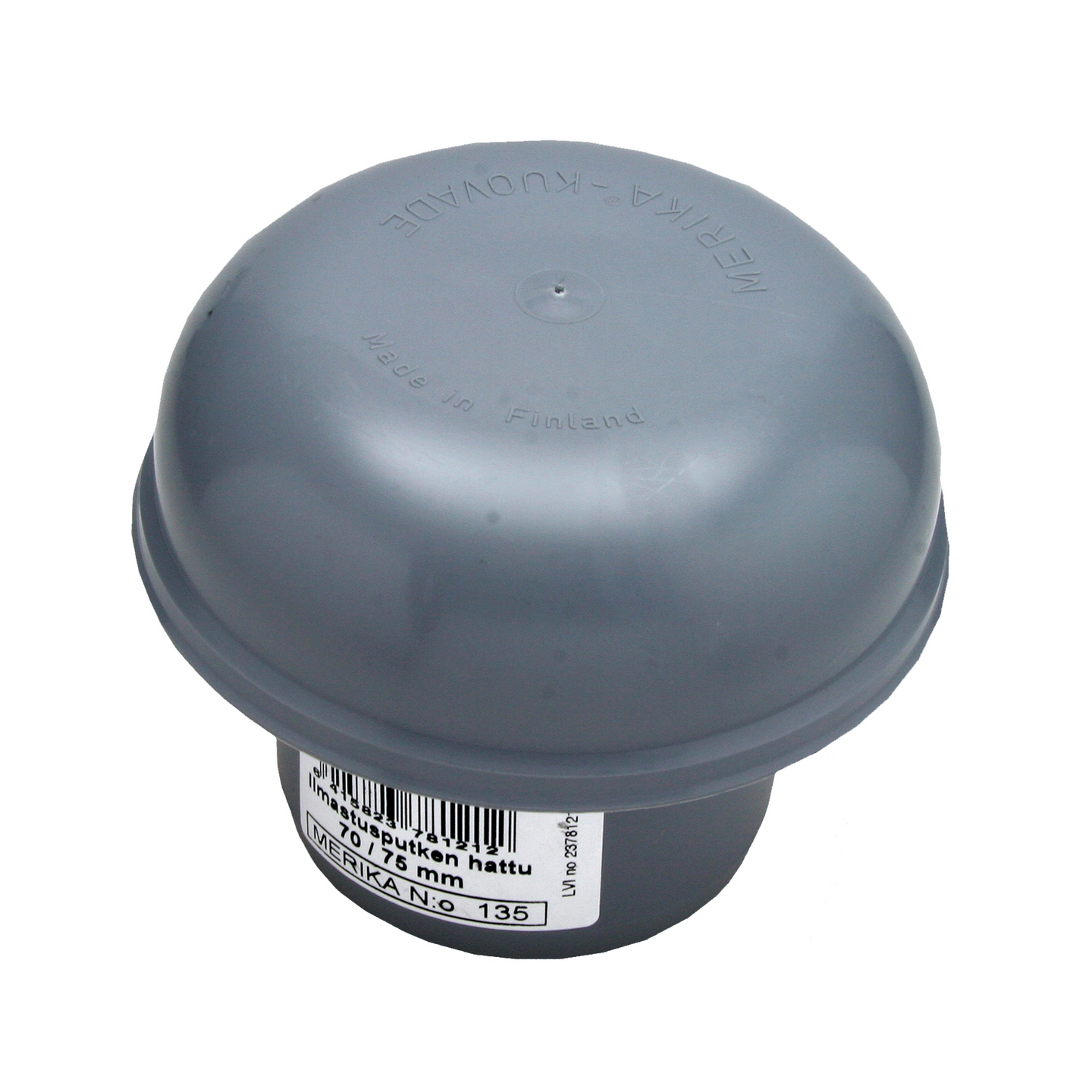 Tuuletusputken hattu PROF 75mm muhvi/putki