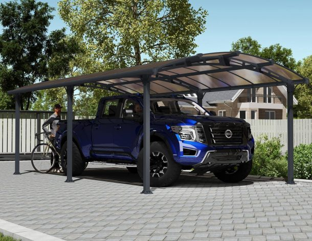 Autokatos Canopia Arcadia 3,6x6,5m harmaa