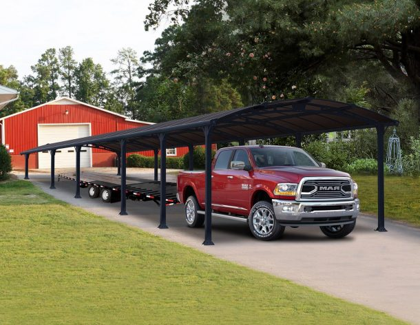 Autokatos Canopia Arcadia 3,6x13m harmaa