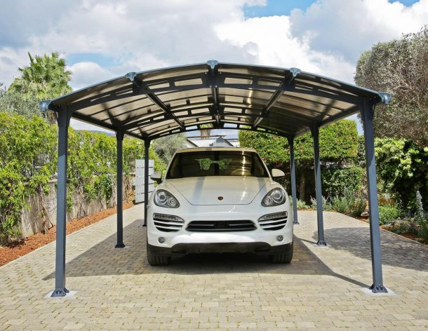 Autokatos Canopia Arcadia 3,6x6,5m harmaa