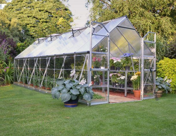 Kasvihuone Canopia Balance 14,8m² hopea