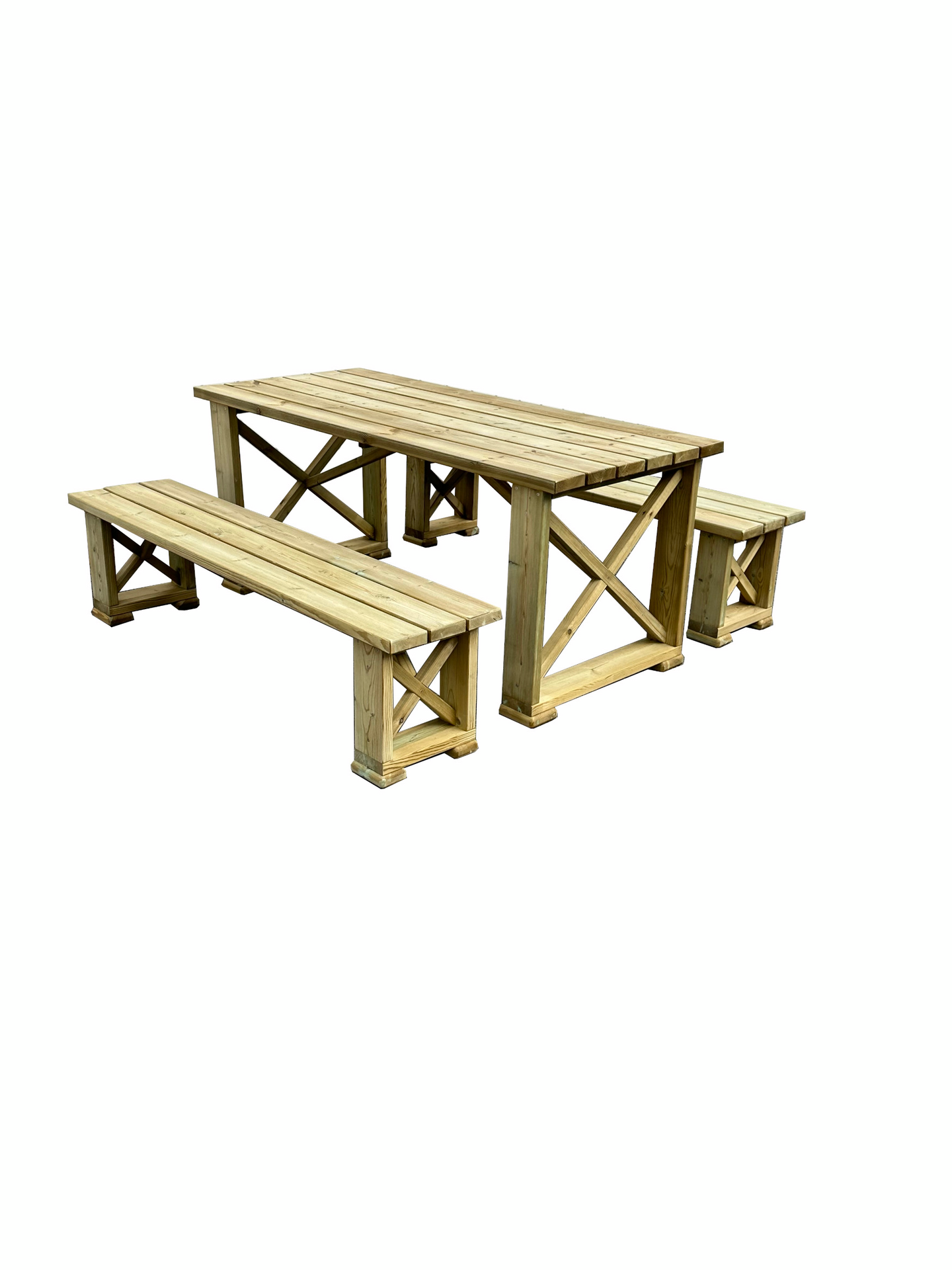 Kalusteryhmä Tammiston Puu Ruska 1700mm kestopuu vihreä