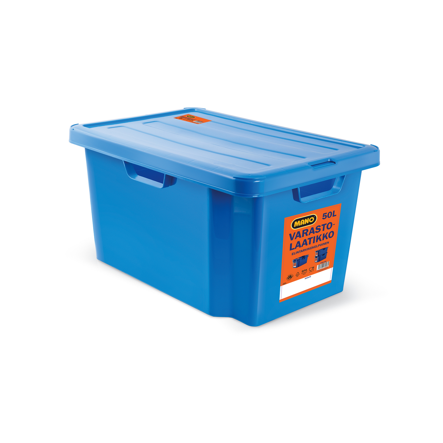 Elintarvikelaatikko Mano 50l sininen 591x396x295mm