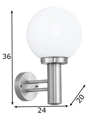 Ulkoseinävalaisin EGLO Nisia 30205