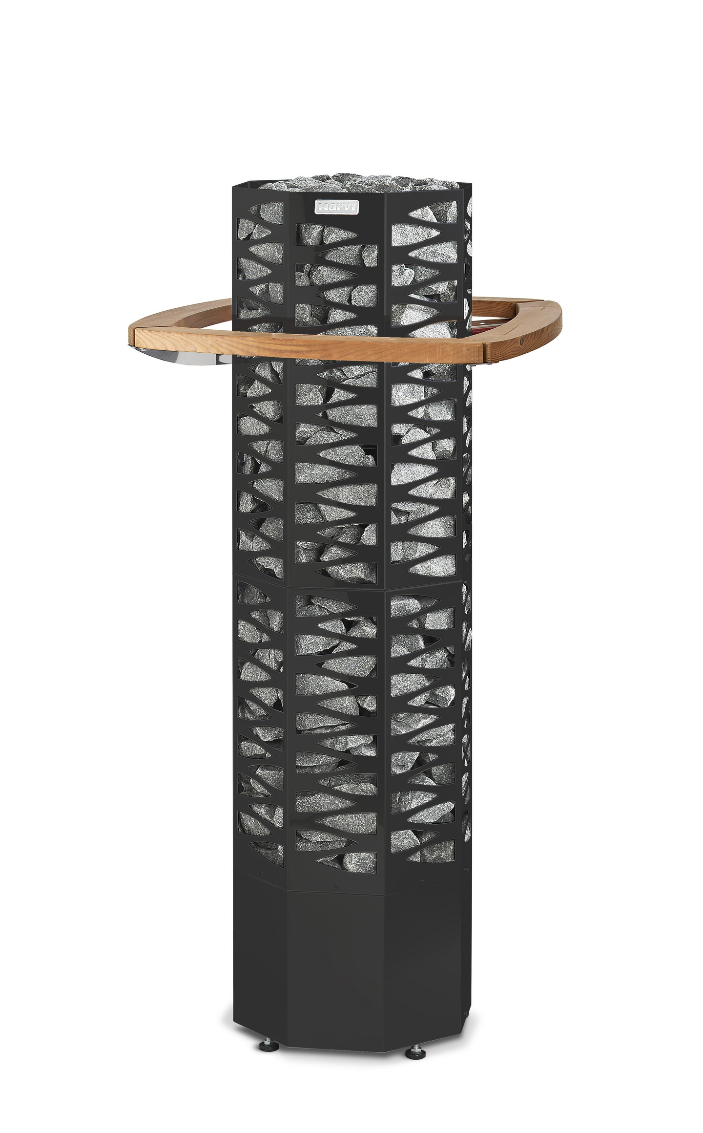 Sähkökiuas Narvi Smooth 10,5 kW musta