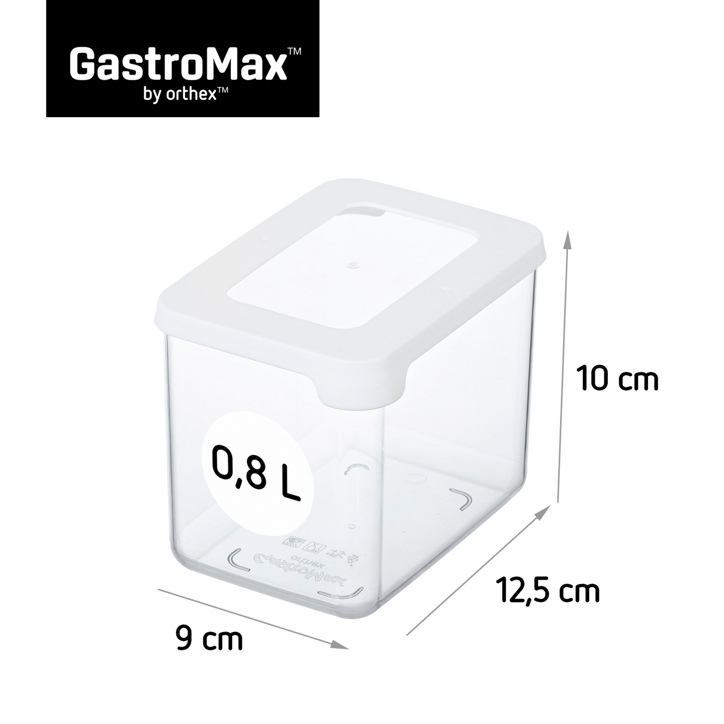 Säilytyspurkki Orthex Gastromax 0,8l