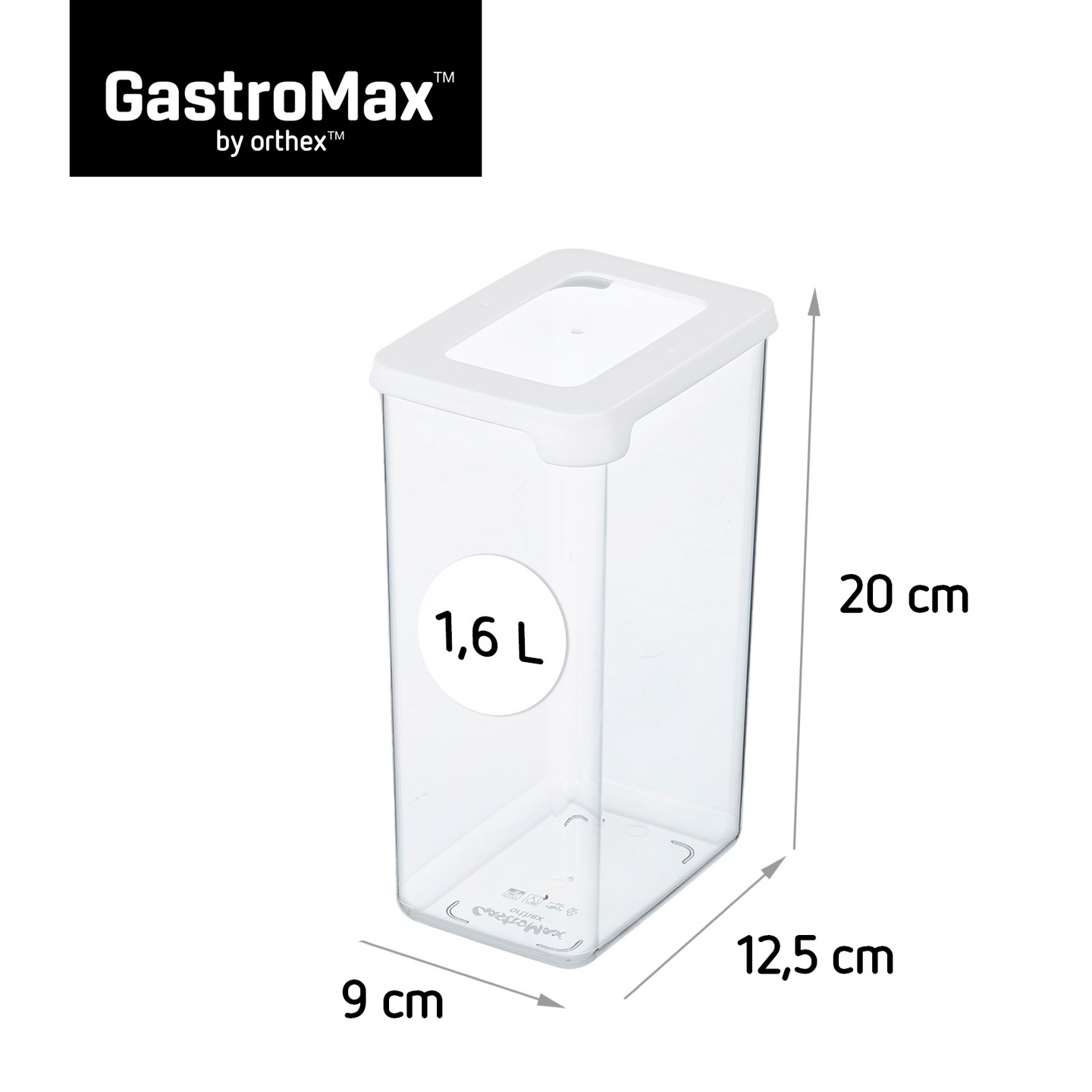 Säilytyspurkki Orthex Gastromax 1,6l