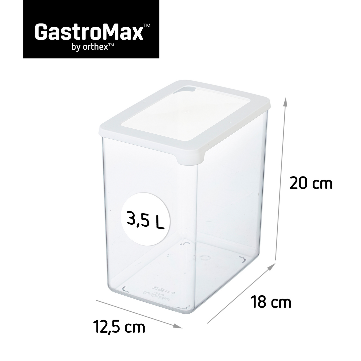 Säilytyspurkki Orthex GastroMax 3,5 L