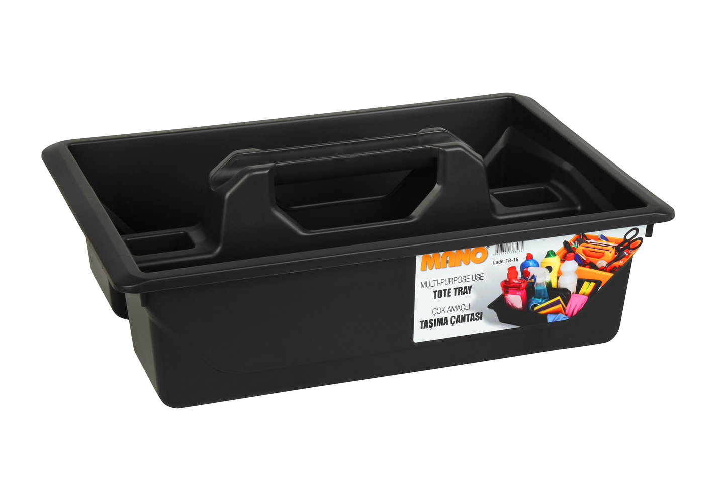 Avopakki Mano musta 280x420x130mm