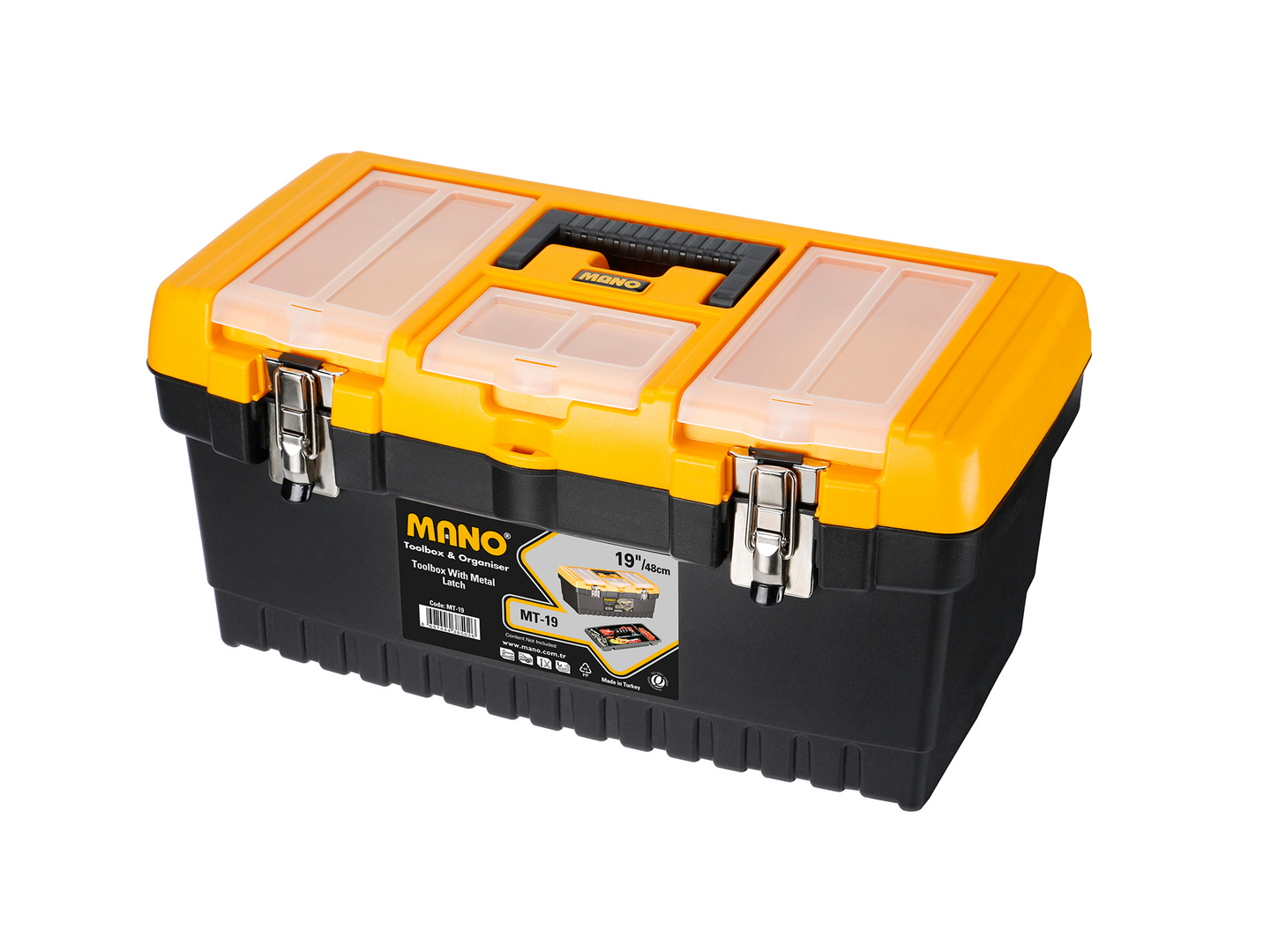 Työkalupakki Mano pro metallilukot 19in