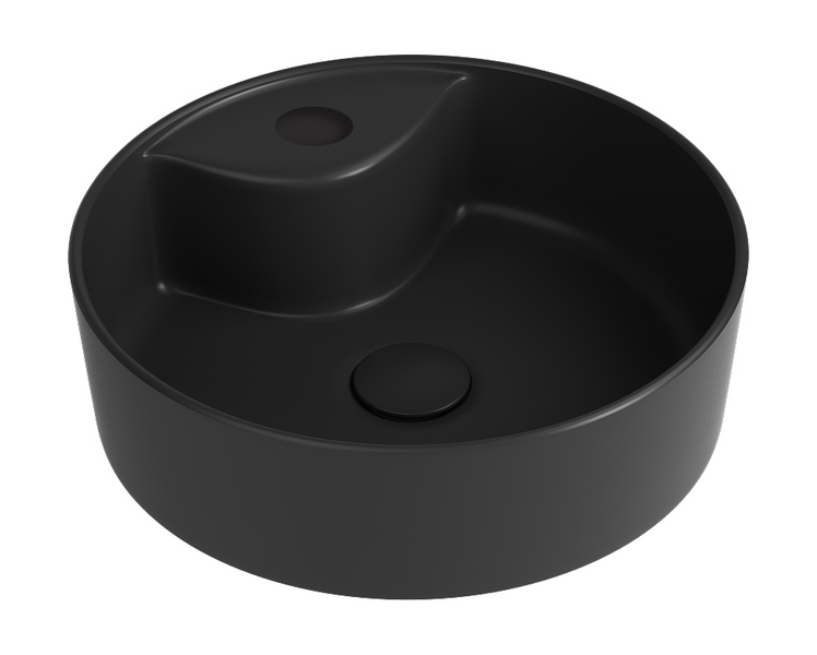 Malja-allas Tammiholma Ovar 420x120mm musta