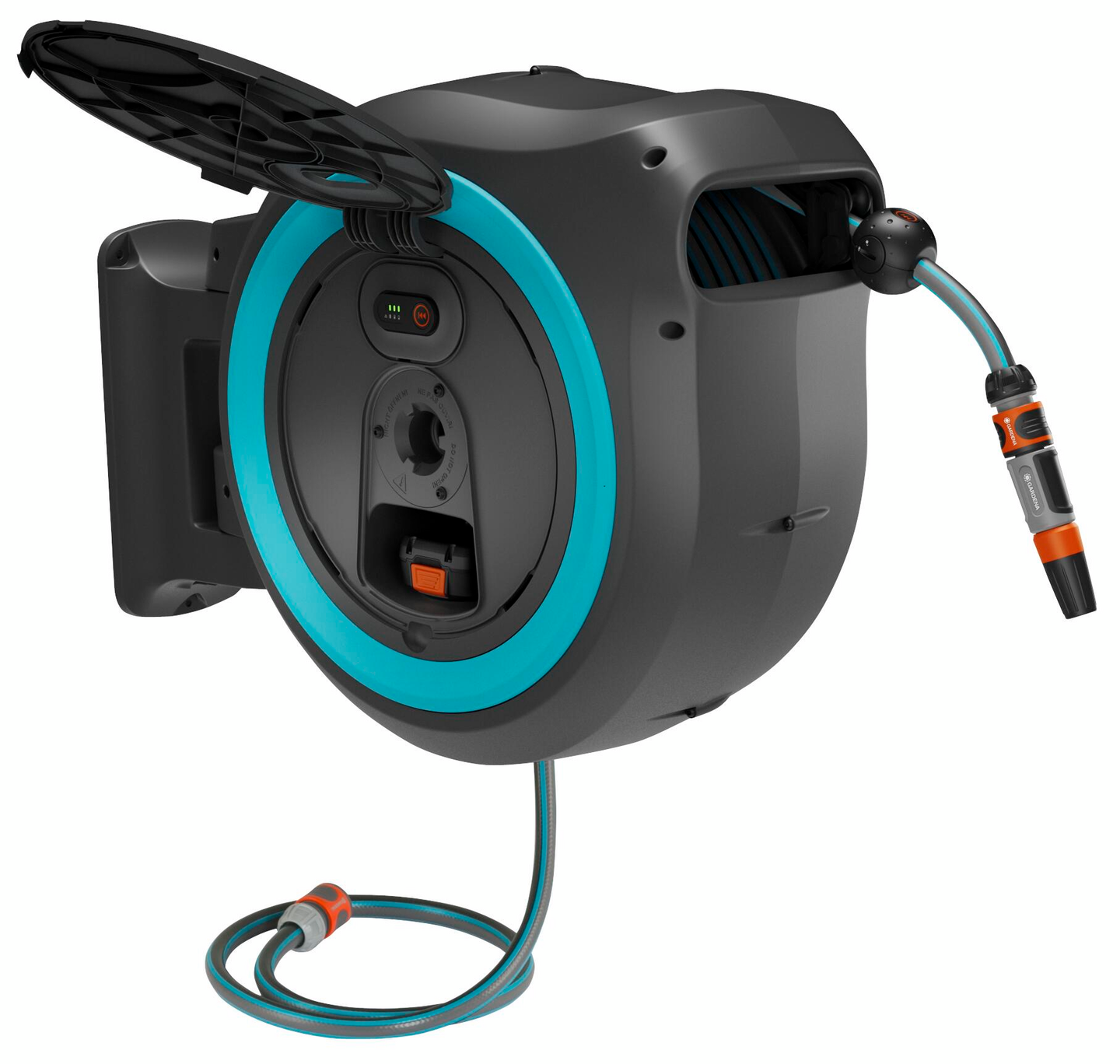 Seinäletkukela Gardena PowerRoll XXL 40m Solo turkoosi