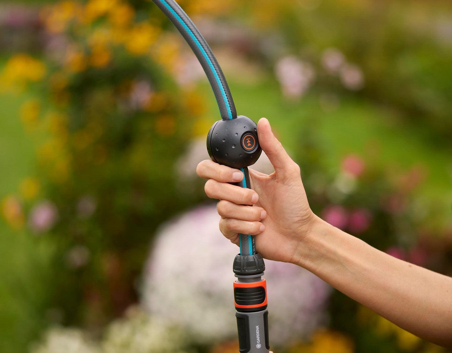 Seinäletkukela Gardena PowerRoll XXL 40m Solo turkoosi